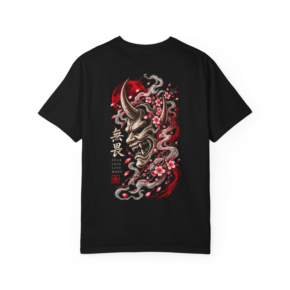 Heavy Ink Oni tee — Black Back