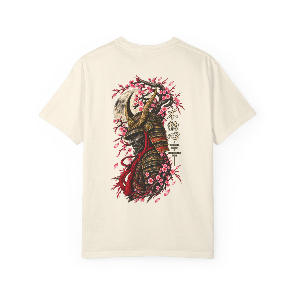 Heavy Ink Samurai tee — Ivory Back